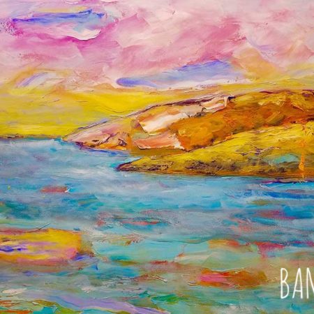 Sunrise Over the Islands original oil painting by Wendy Bantam